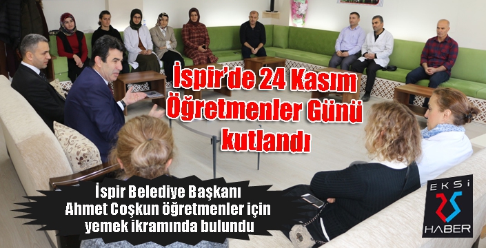 İspir’de 24 Kasım Öğretmenler Günü kutlandı