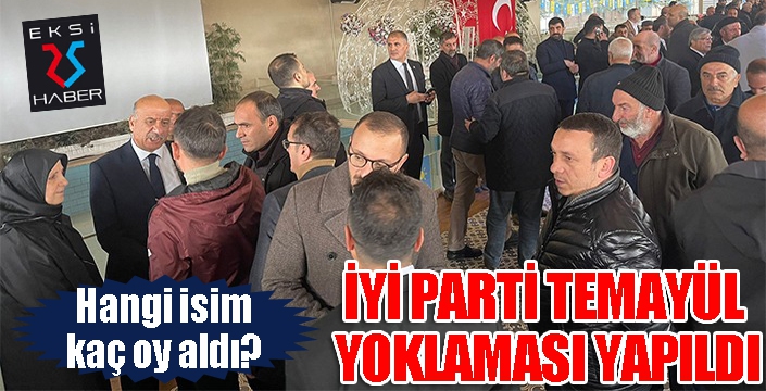 İYİ Parti'de temayül yoklaması yapıldı... İlk 6 sırayı hangi isimler aldı?