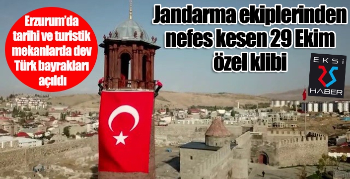 Jandarma ekiplerinden nefes kesen 29 Ekim özel klibi