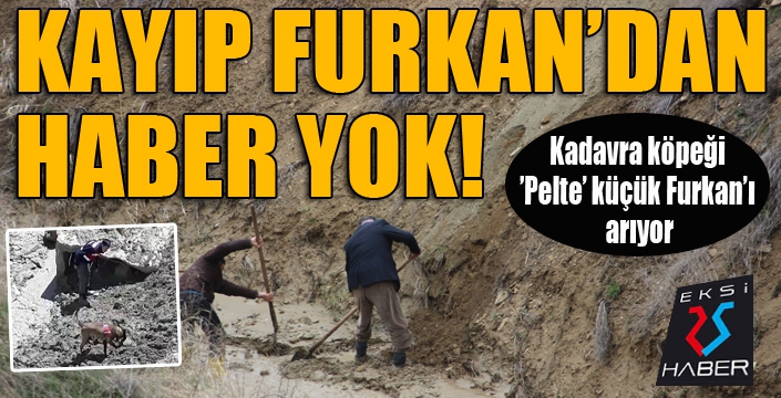 Kadavra köpeği ’Pelte’ küçük Furkan’ı arıyor