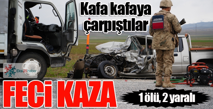 Kafa kafaya çarpıştılar: 1 ölü, 2 yaralı...