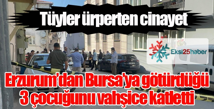  Kahvaltı yaptıkları sırada 3 çocuğunu öldürdü...
