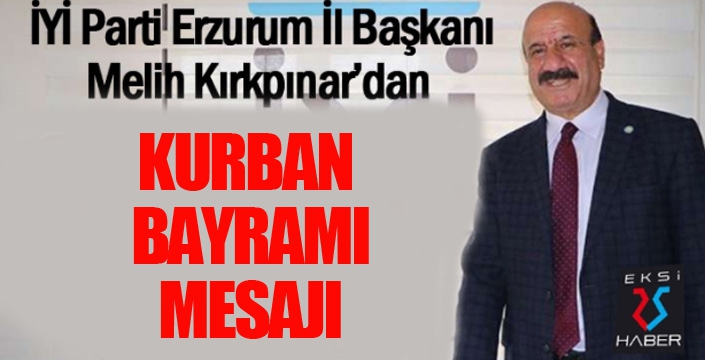 Kırkpınar'dan Kurban Bayramı mesajı...