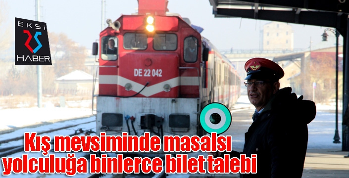 Kış mevsiminde masalsı yolculuğa binlerce bilet talebi