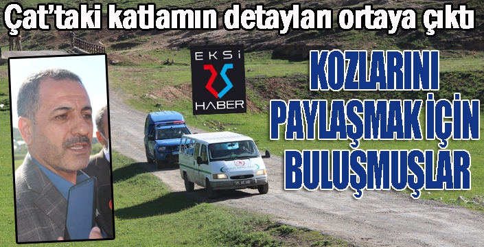 Kozlarını paylaşmak için buluşmuşlar...