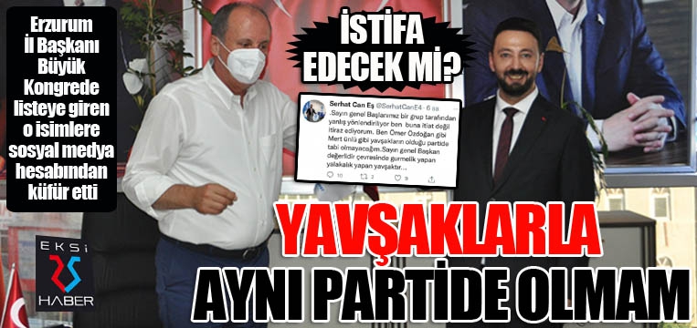 Listeye giren isimlere ''yavşak'' dedi...