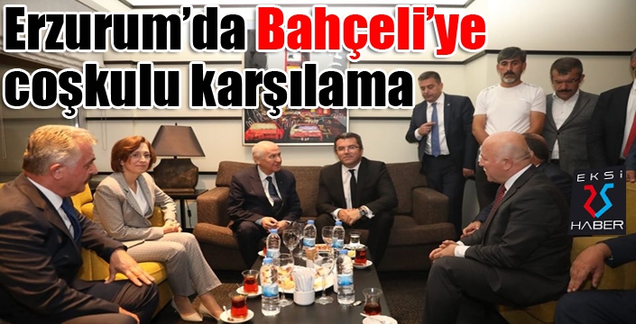 MHP Genel Başkanı Bahçeli Erzurum'daydı