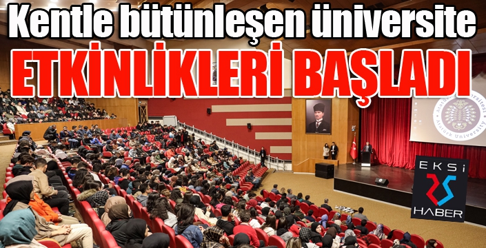 Öğrenci dekanlığı “kentle bütünleşen üniversite” etkinliklerine başladı