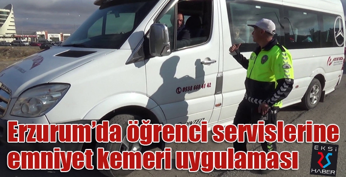 Öğrenci servislerine emniyet kemeri uygulaması