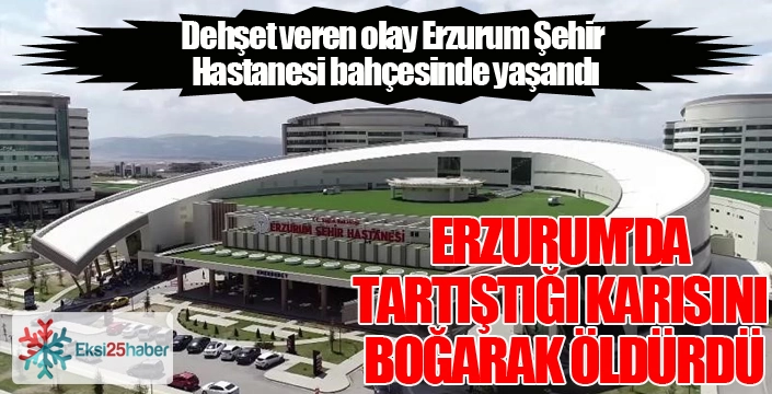 Önce eşini boğdu sonra intihara kalkıştı
