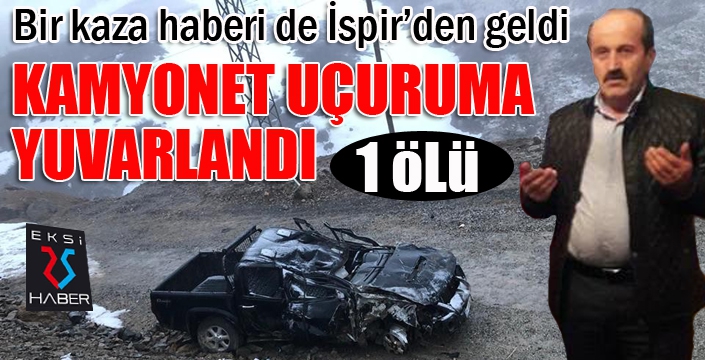 Ovit Tüneli girişinde trafik kazası: 1 ölü