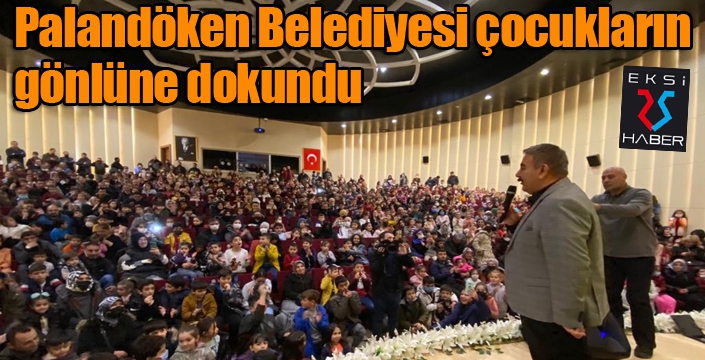 Palandöken Belediyesi çocukların gönlüne dokundu