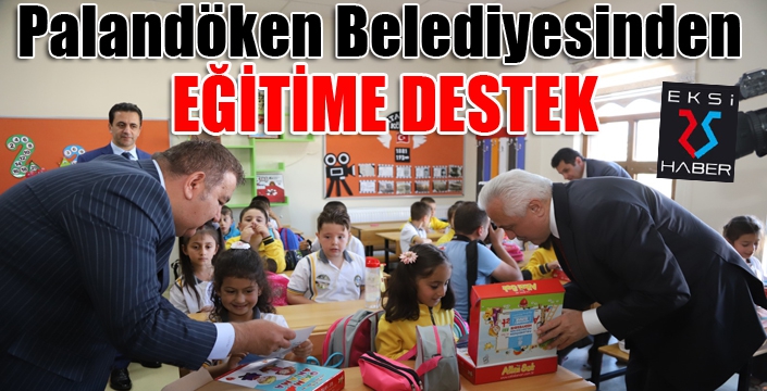 Palandöken Belediyesinden eğitime destek 