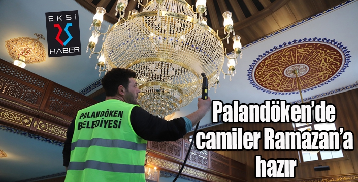 Palandöken’de camiler Ramazan’a hazır