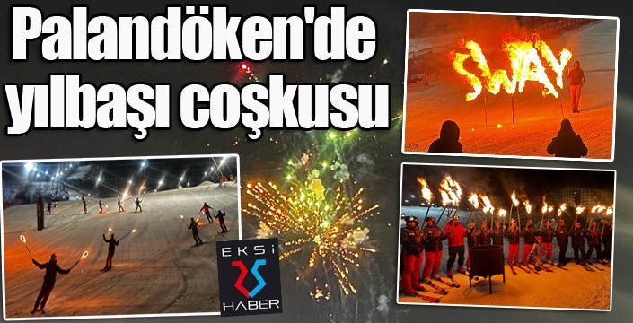 Palandöken'de yılbaşı coşkusu