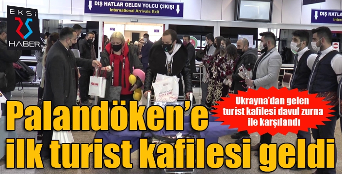 Palandöken’e ilk turist kafilesi