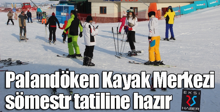 Palandöken Kayak Merkezi sömestr tatiline hazır