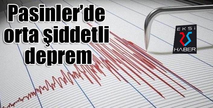 Pasinler’de Orta Şiddetli Deprem