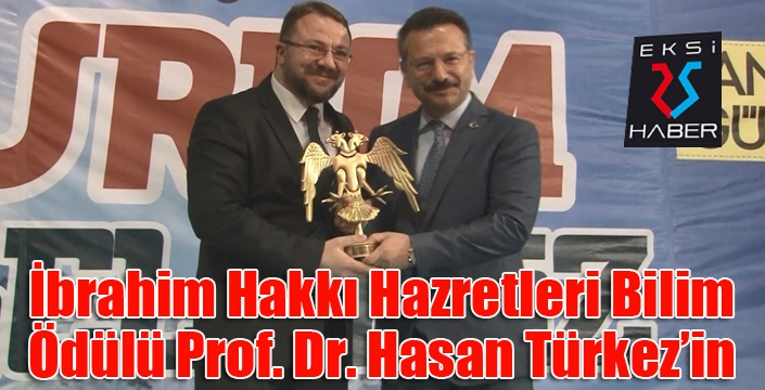 Prof. Dr. Hasan Türkez, Kocaeli’de ödüle layık görüldü