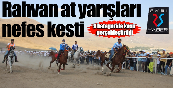 Rahvan at yarışları nefes kesti