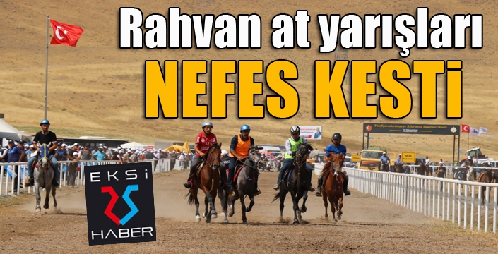 Rahvan at yarışları nefes kesti