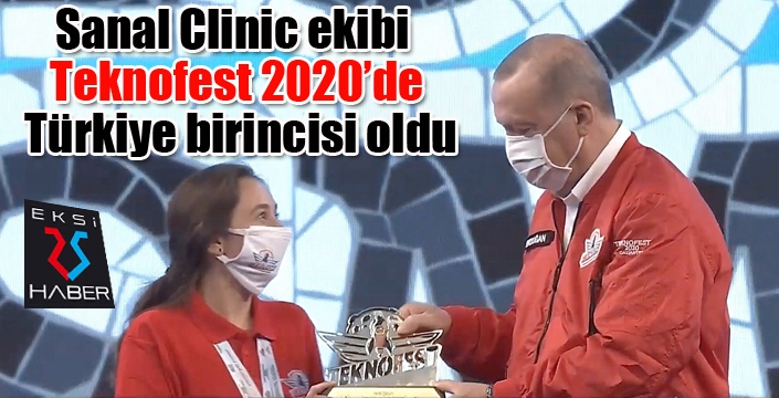 Sanal Clinic ekibi Teknofest 2020’de Türkiye birincisi oldu