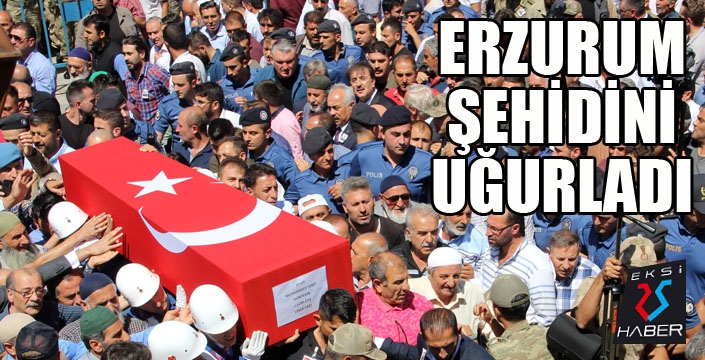 Şehit Uzman Çavuş Erzurum’da son yolculuğuna uğurlandı