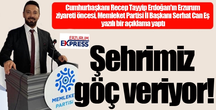 Şehrimiz Göç veriyor! 