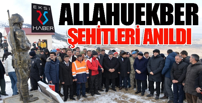 Şenkaya’da Allahuekber Şehitleri anıldı