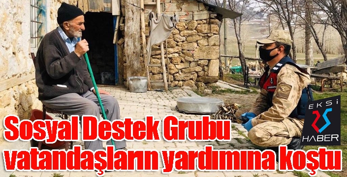 Sosyal Destek Grubu vatandaşların yardımına koştu