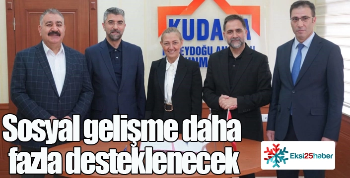 Sosyal gelişme daha fazla desteklenecek...