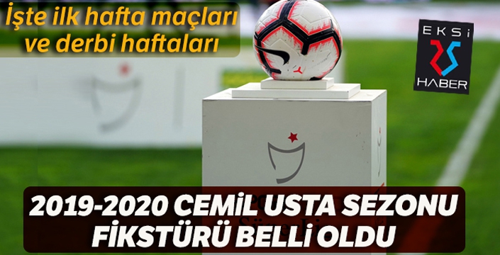 Süper Lig'de 2019-2020 sezonu fikstürü belirlendi
