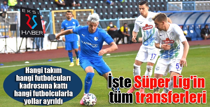 Süper Lig'in tüm transferleri