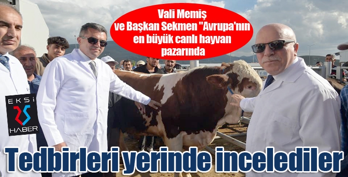 Tedbirleri yerinde incelediler...