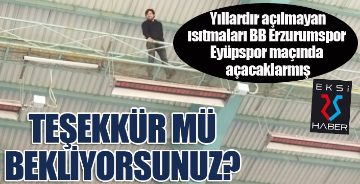 Teşekkür mü bekliyorsun Müdür Bey?