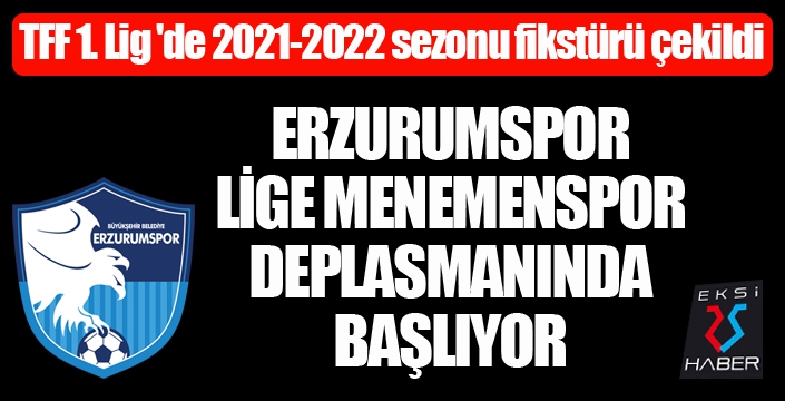 TFF 1. Lig 'de 2021-2022 sezonu fikstürü çekildi