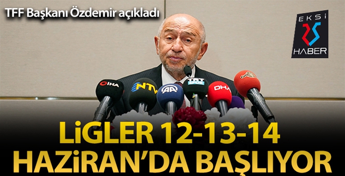 TFF Başkanı Nihat Özdemir'den önemli açıklamalar