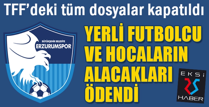 TFF'deki yerli dosyalar kapatıldı