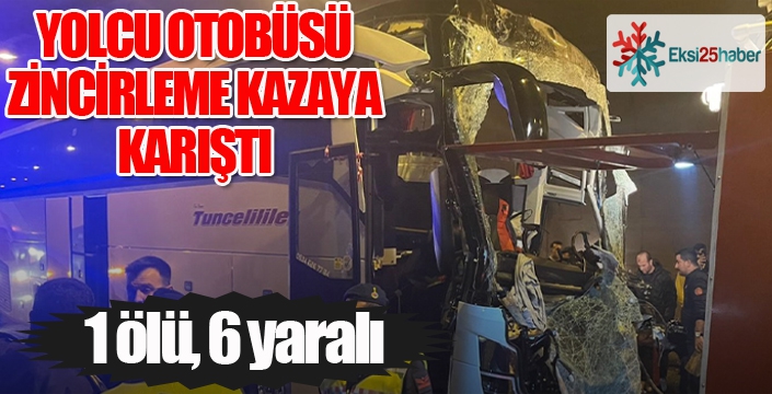 Tünelde zincirleme trafik kazası: 1 ölü, 6 yaralı