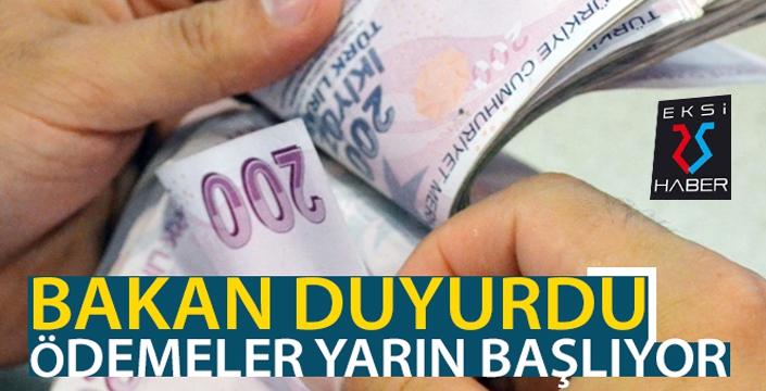 Üreticilere 1 milyar 881 milyon liralık destek ödemesi yarın başlıyor