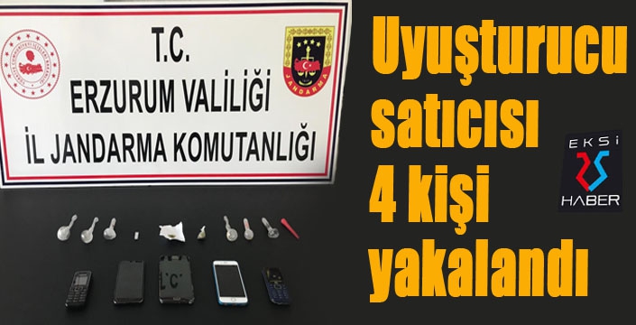 Uyuşturucu satıcısı 4 kişi yakalandı