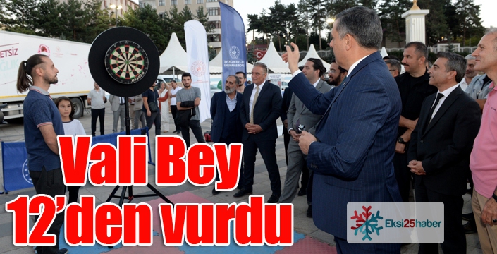 Vali Bey 12'den vurdu...