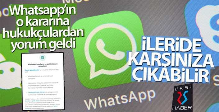 Whatsapp'daki konuşmalarınız ileride karşınıza çıkabilir