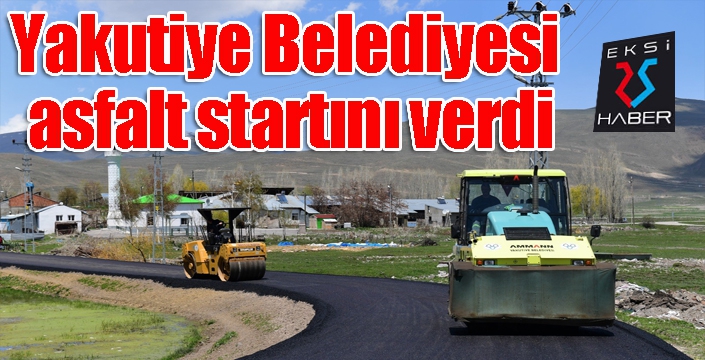 Yakutiye asfalt startını verdi