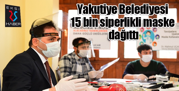 Yakutiye Belediyesi 15 bin siperlikli maske dağıttı