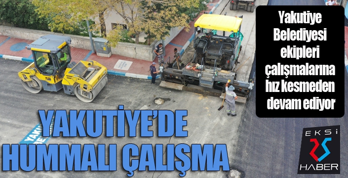 Yakutiye Belediyesi ekipleri çalışmalarına hız kesmeden devam ediyor