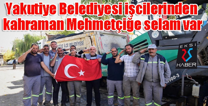 Yakutiye Belediyesi işçilerinden kahraman mehmetçiğe selam var...