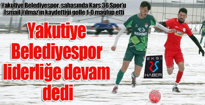 Yakutiye Belediyespor liderliğe devam dedi