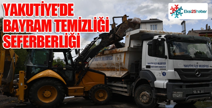 Yakutiye'de bayram temizliği seferberliği...