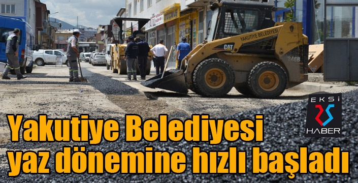 Yakutiye’de bozuk yollar onarılıyor...